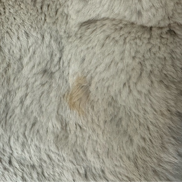 Vintage Genuine Rabbit Fur/Fox Trim Reversible Coat XXXL - Picture 6 of 7